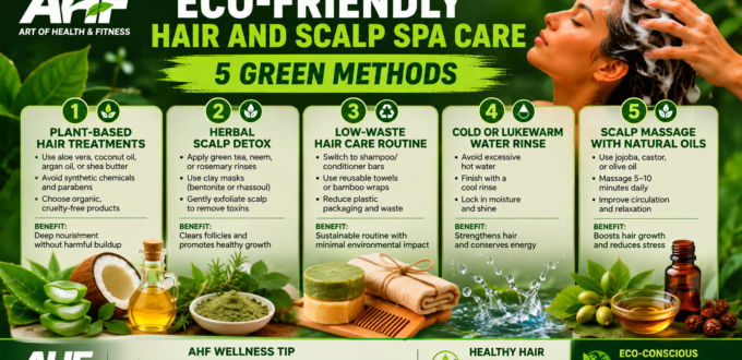 Eco-Friendly Hair and Scalp Spa Care: 5 Green Methods