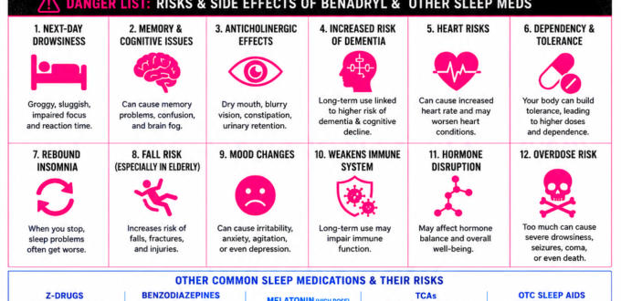 Why Doctors Are Warning About Benadryl: Dementia Risk, Brain Changes, and the Truth Behind the Viral "Benadryl Challenge"