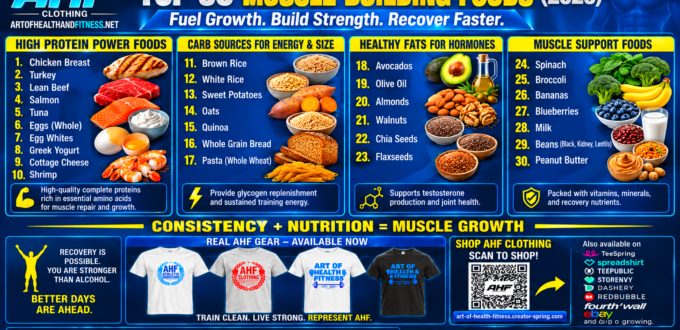 The Ultimate Muscle-Building Foods List: 50+ Picks and the Science Behind Every One